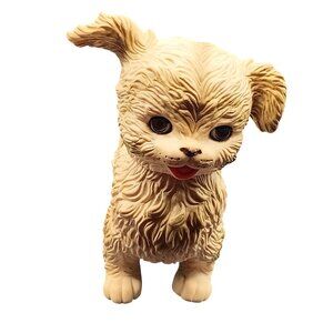 Edward Mobley Vintage Woofie Rubber Dog Figurine 1960s Collectible Puppy Toy Cut